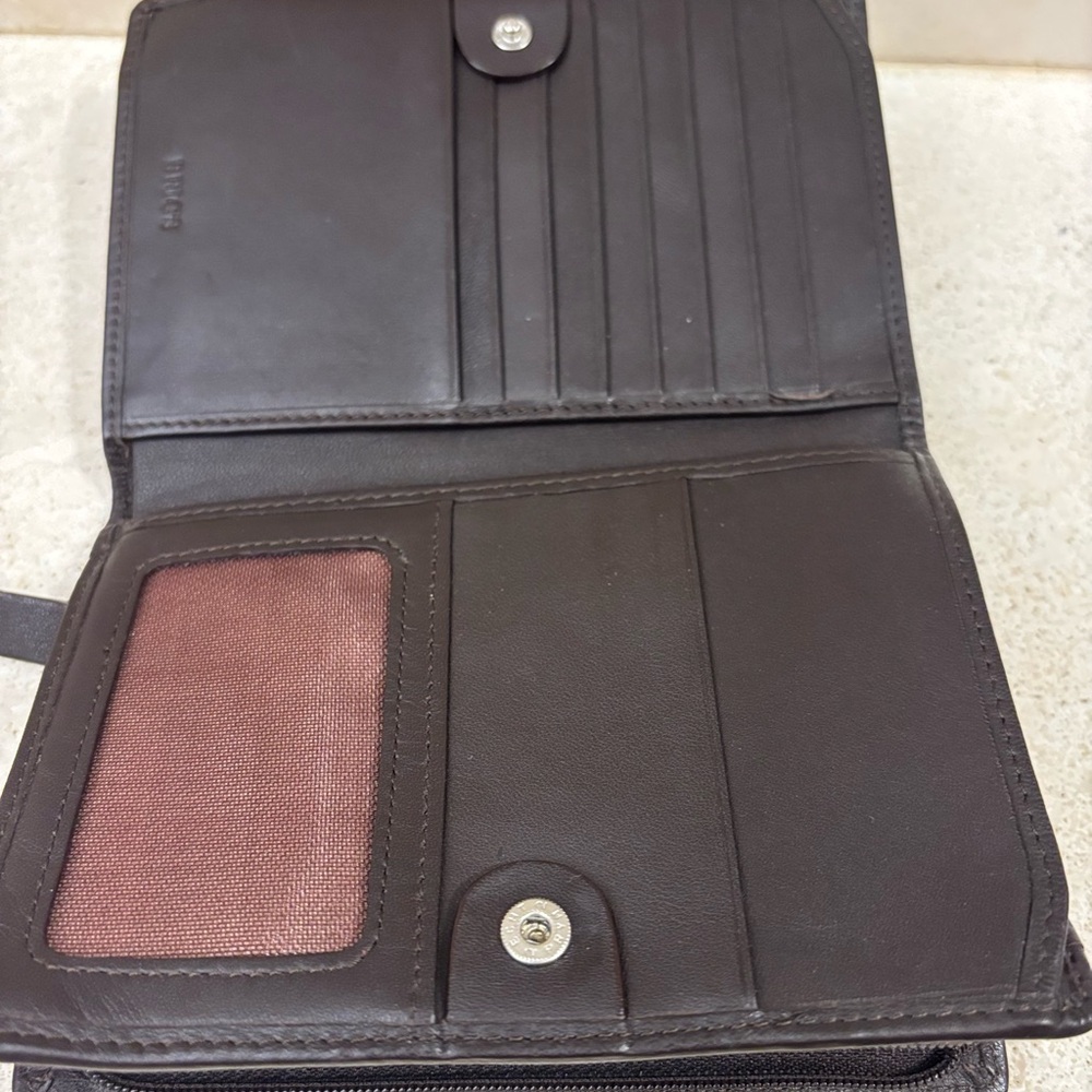 Brics Suede Wallet 6“ x 4“ - Picture 11 of 16